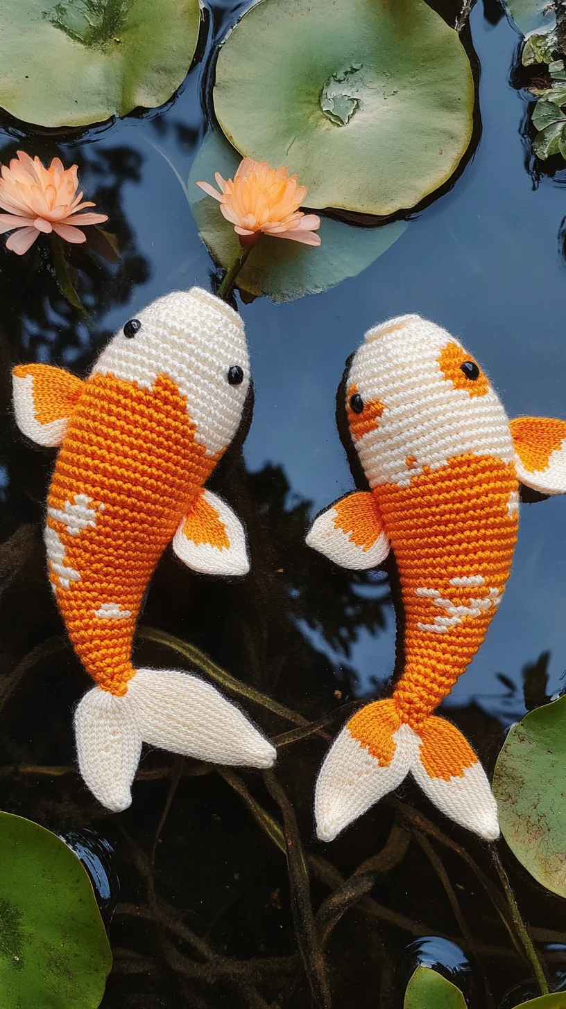 Enchanting Crochet Koi Fish: A Splash of Whimsy for Your Decor