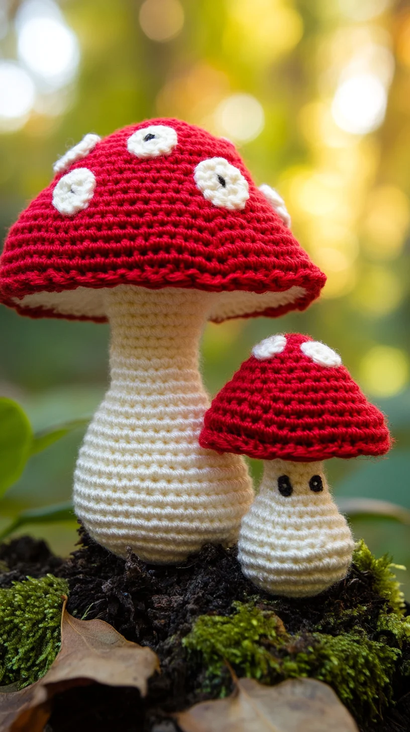 Enchanting Crochet Mushrooms: A Whimsical Touch for Your Decor