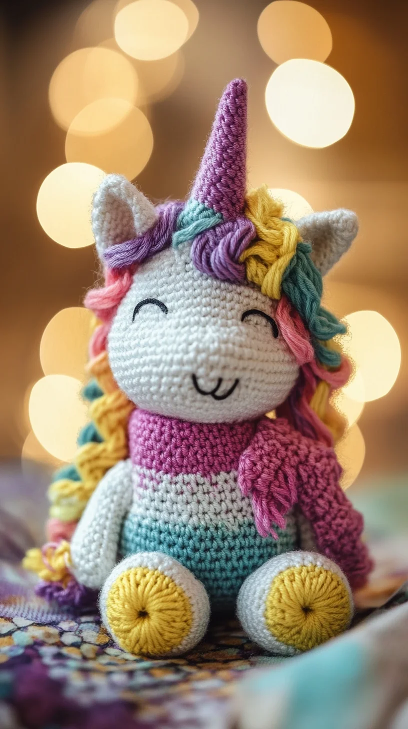Enchanting Crochet Unicorn: A Whimsical Touch for Your Collection