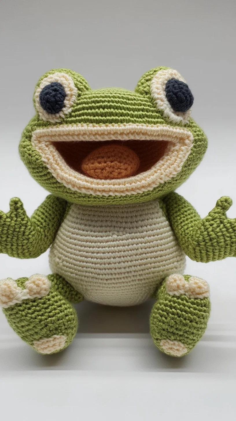 Get Crocheting: Adorable Frog Amigurumi for All Skill Levels!