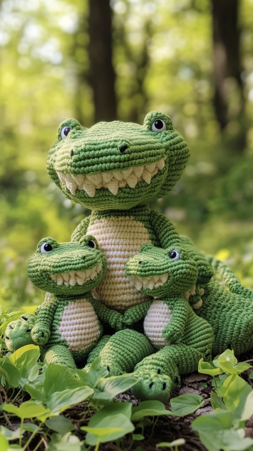 Irresistibly Adorable Crochet Croc Family: Perfect for Any Craft Lover