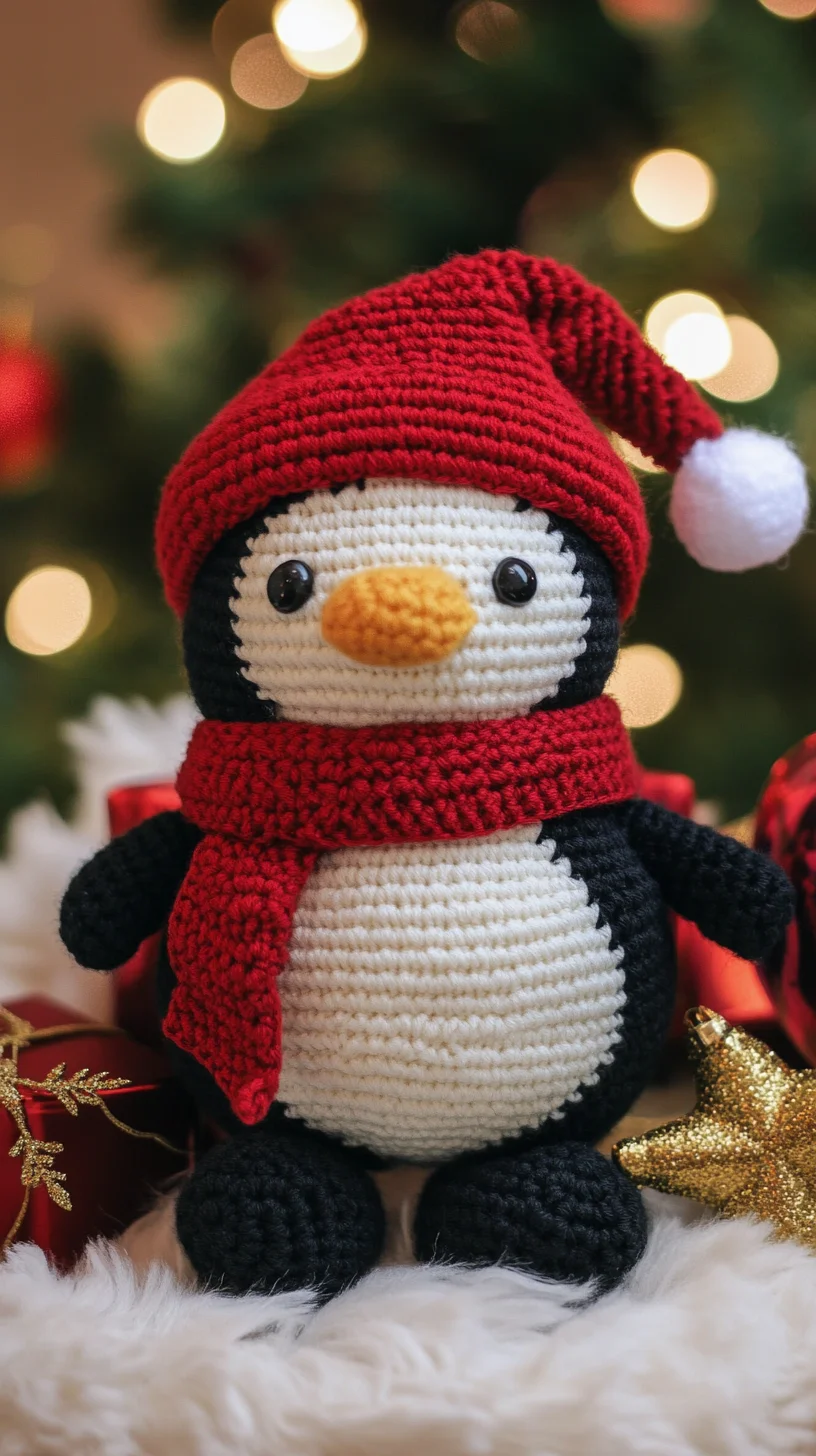 Knit Up Some Joy: Adorable Penguin Plush for the Holidays!