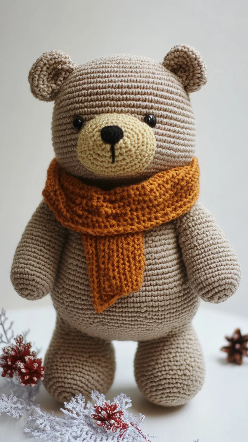 Knitted Cuddles: Create Your Own Cozy Crocheted Bear