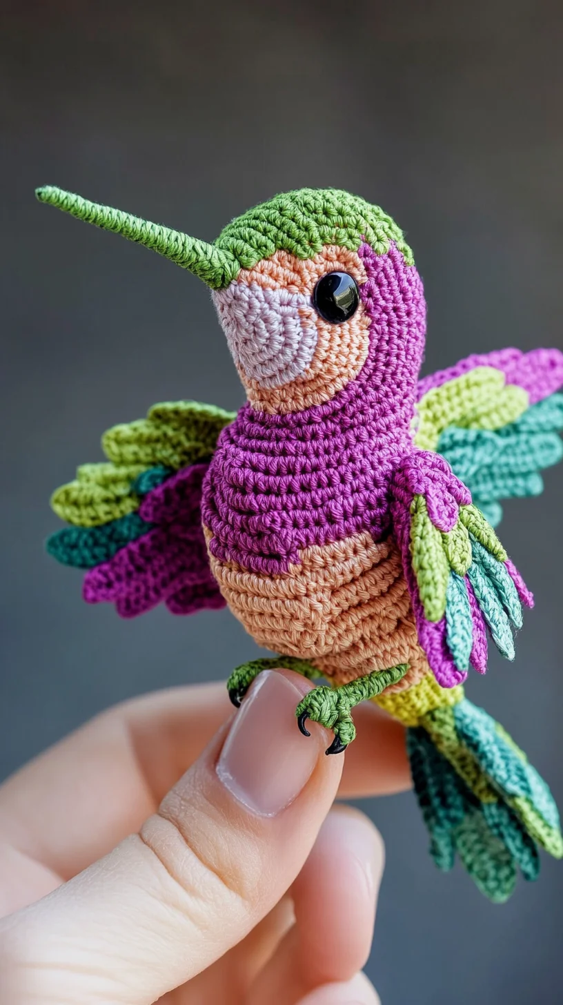 Mastering the Art of Crochet: Vibrant Hummingbird Amigurumi