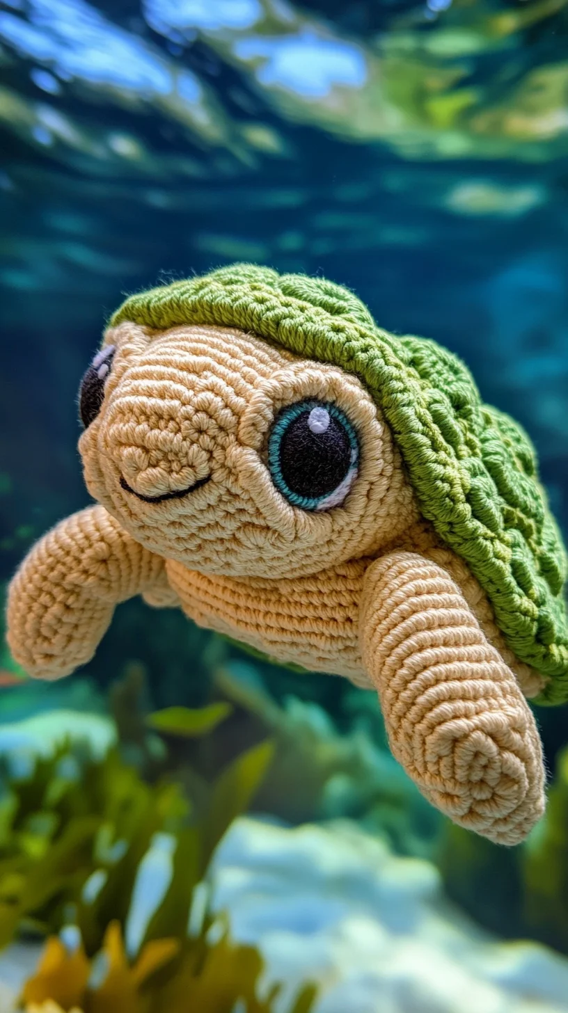 Snuggle Up with Adorable Amigurumi: The Crochet Turtle Cutie!