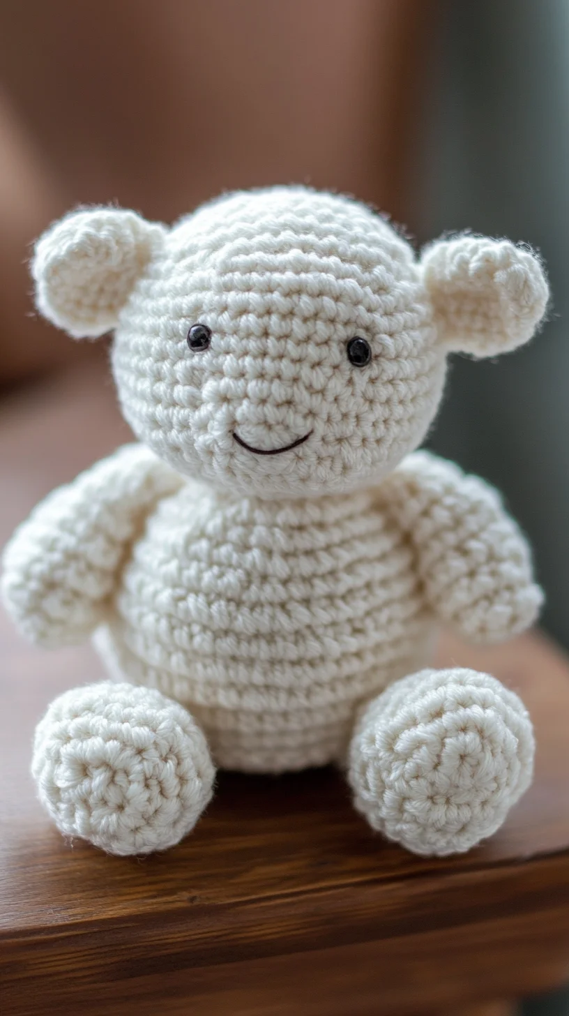Snuggle Up with This Adorable Crochet Bear: Cuteness Overload!