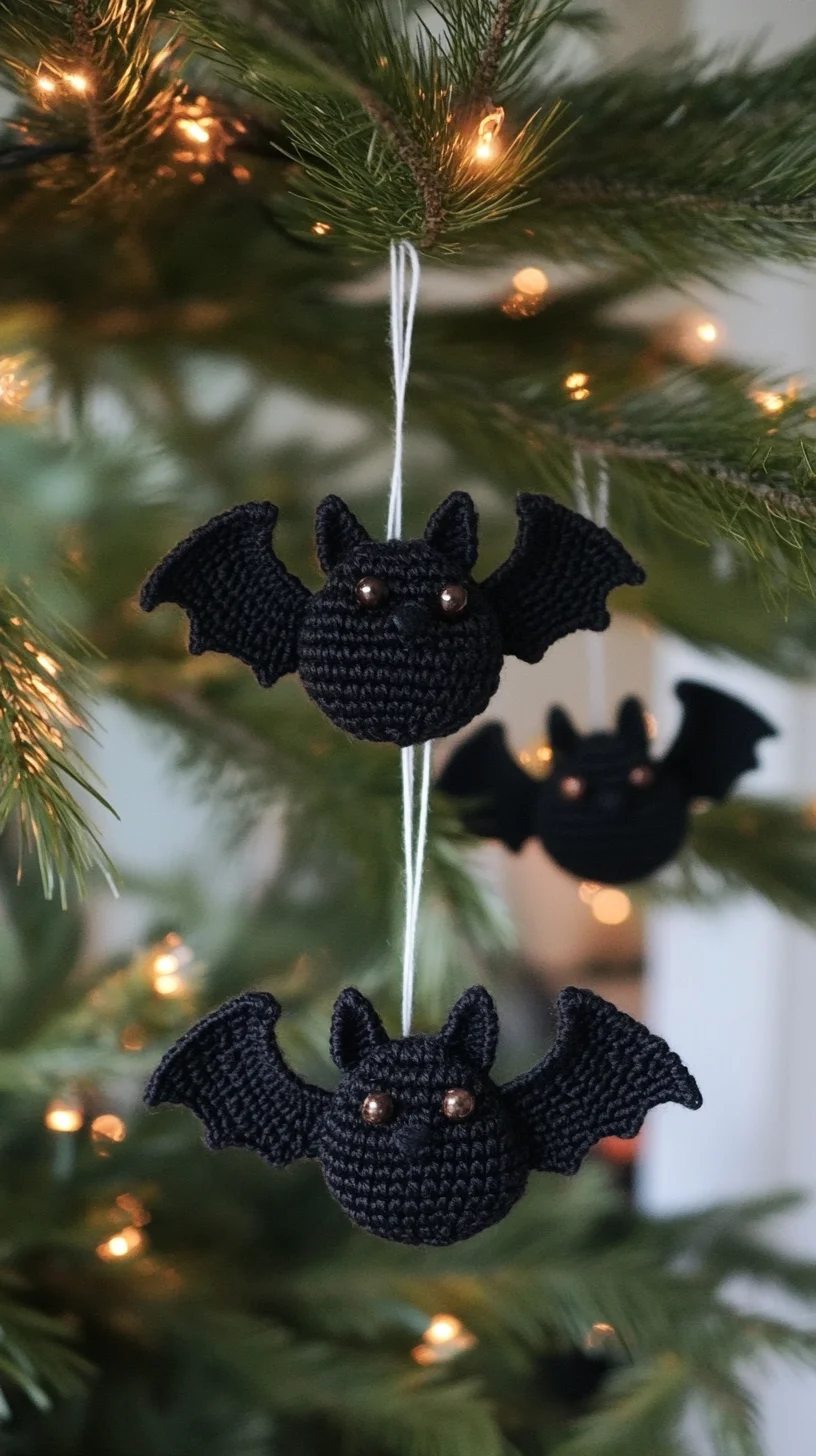 Spooktacular Crochet Bats: Whimsical Decor for Halloween Vibes!