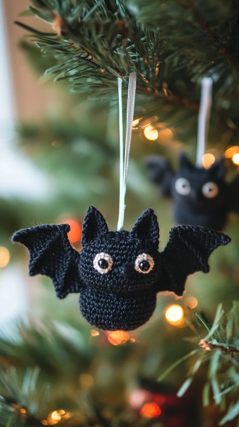 Spooky-Sweet Crochet Bats: Whimsical Holiday Decor for a Touch of Charm