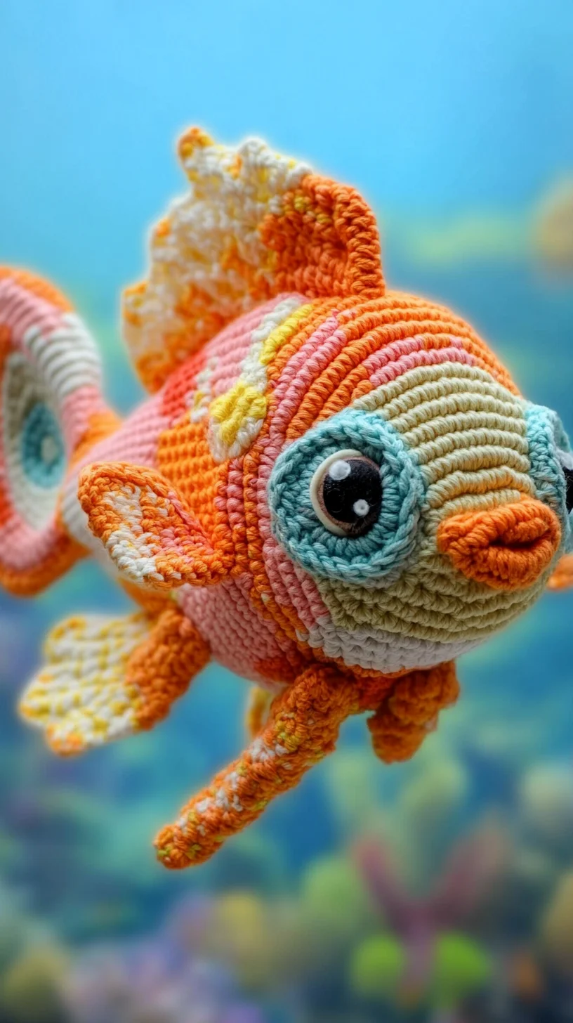 Swimming into Style: Adorable Crochet Fish to Brighten Your Space!