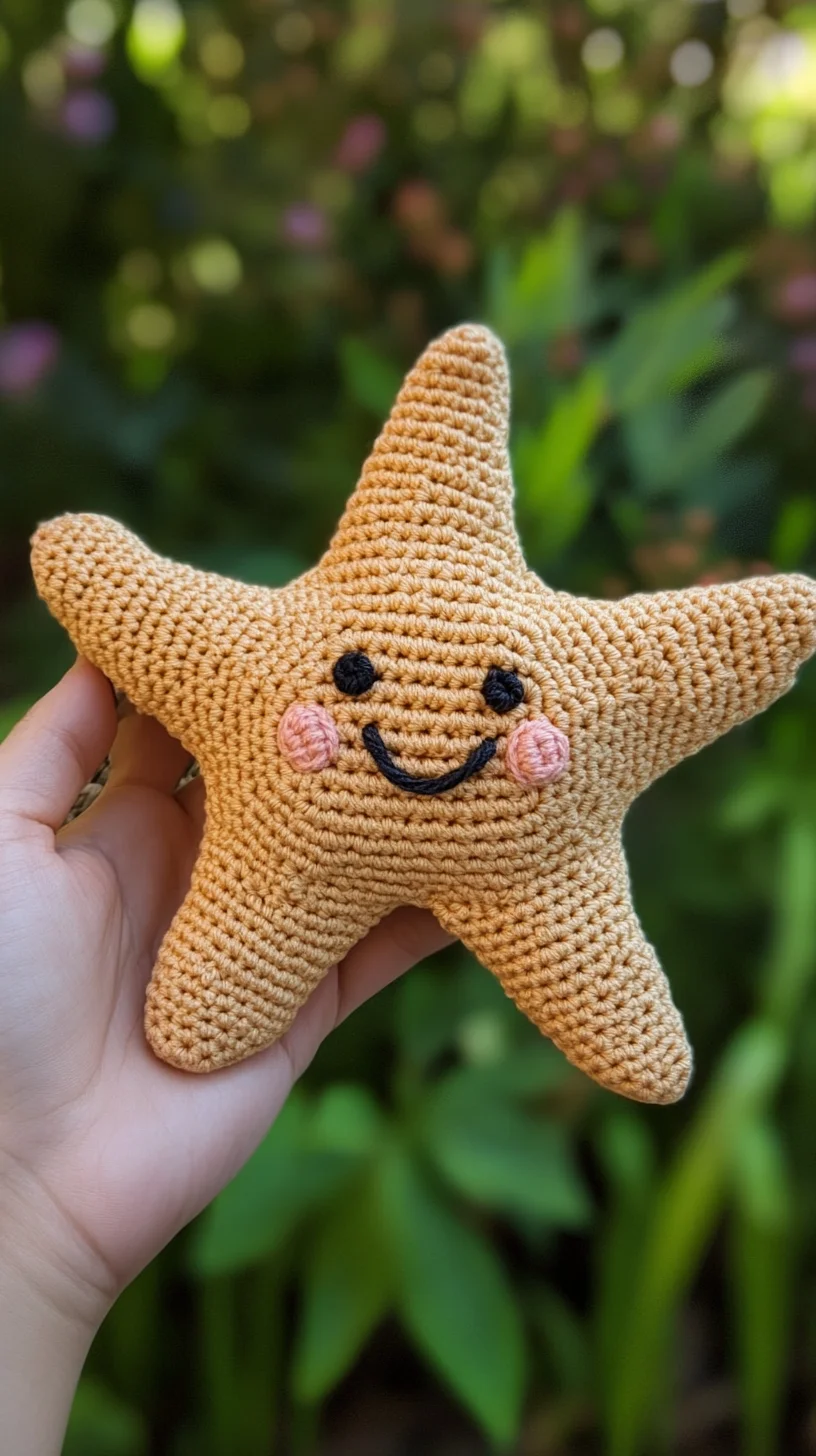 Unleash Your Creativity with This Adorable Crochet Star Plushie!