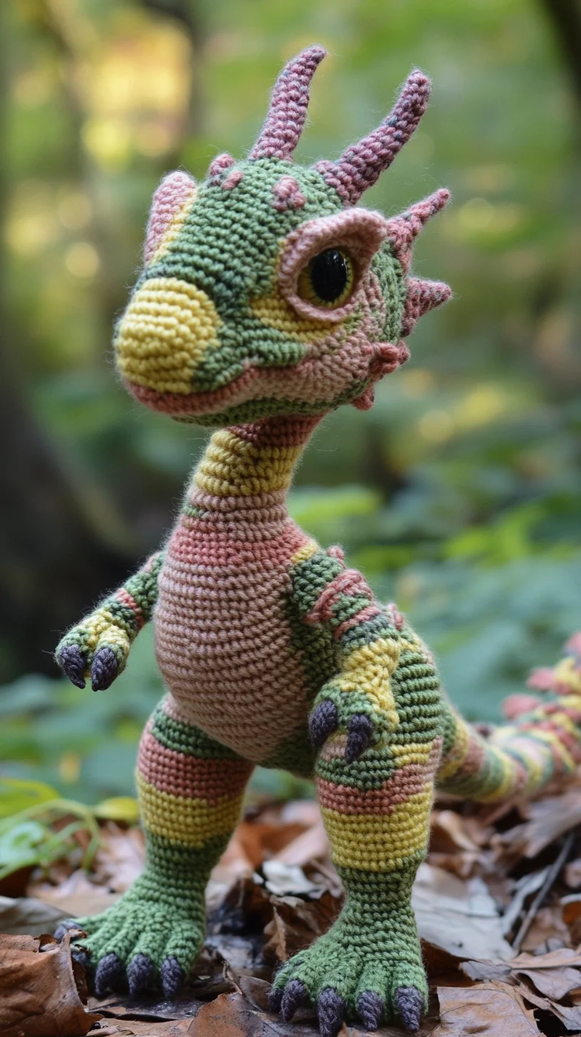 Unleash Your Imagination with Adorable Crochet Dragon Creations!
