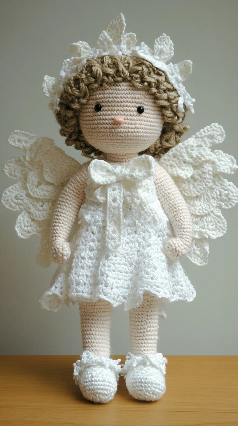 Whimsical Crochet Angel Doll: A Charming Addition to Any Collection
