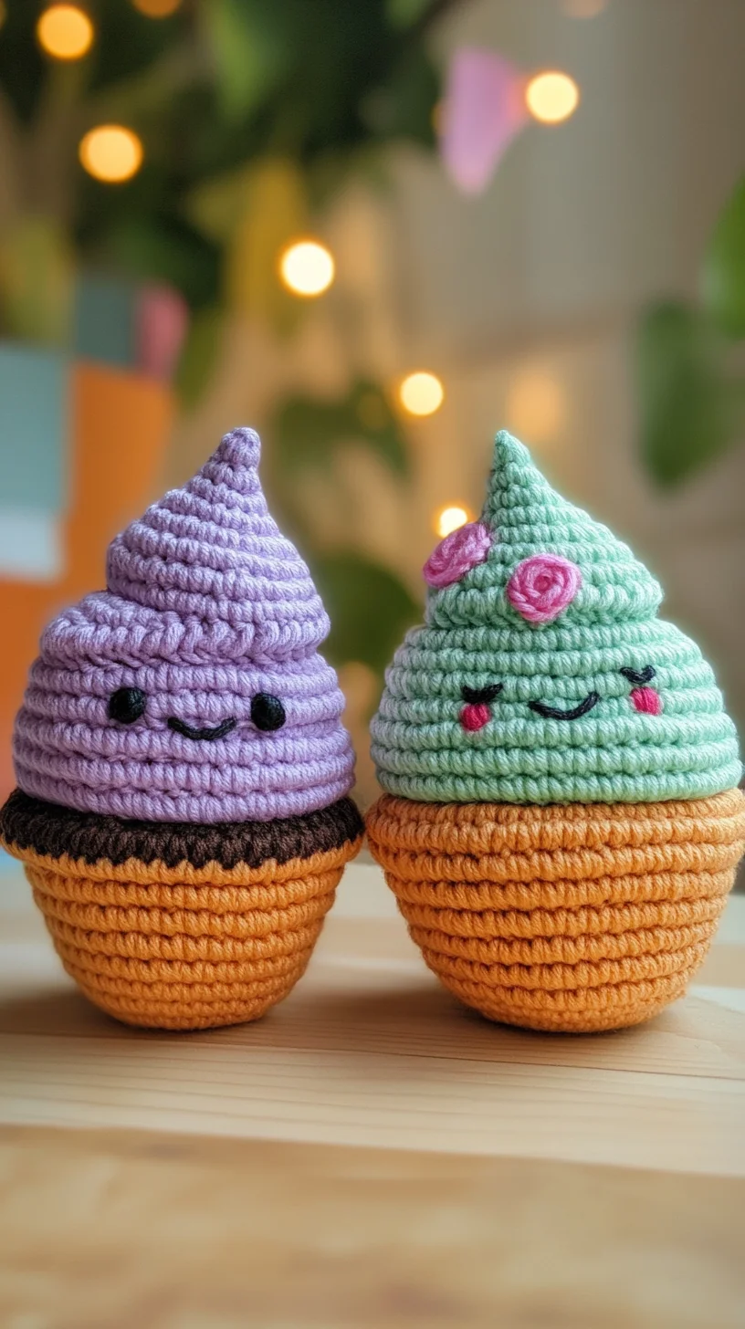 Whimsical Crochet Cupcakes: Sweet Style for Any Knitting Enthusiast!