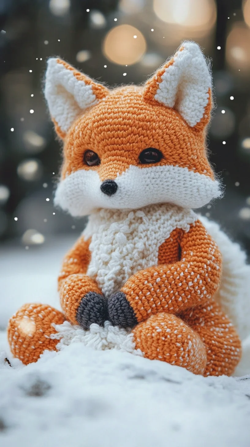 Whimsical Crochet Fox: A Delightful Touch of Crafty Charm