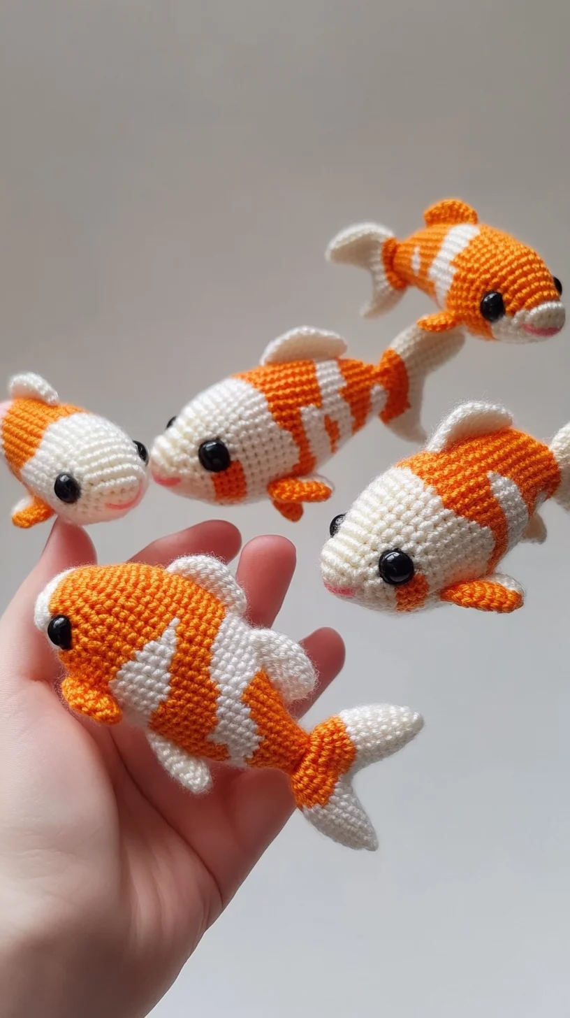 Whimsical Crochet Koi Fish: A Joyful Touch to Your Decor