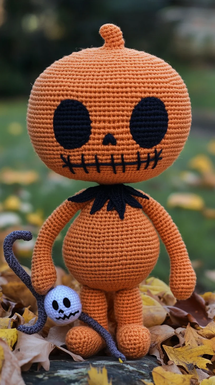Whimsical Crochet Pumpkin Pal: Embrace Fall with a Spooky Charm