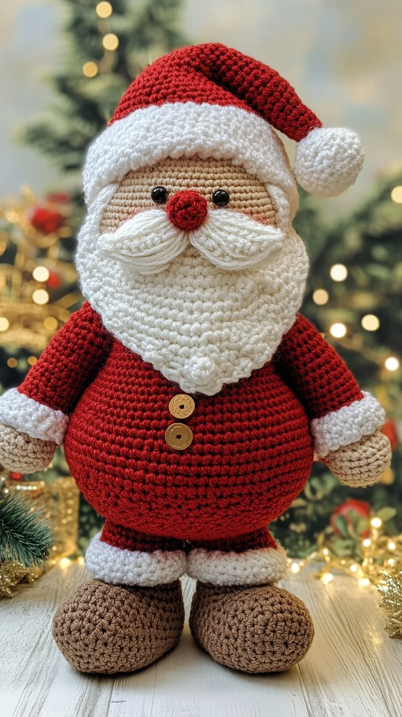 Whimsical Crochet Santa: Perfect Holiday Decor to Delight All Ages