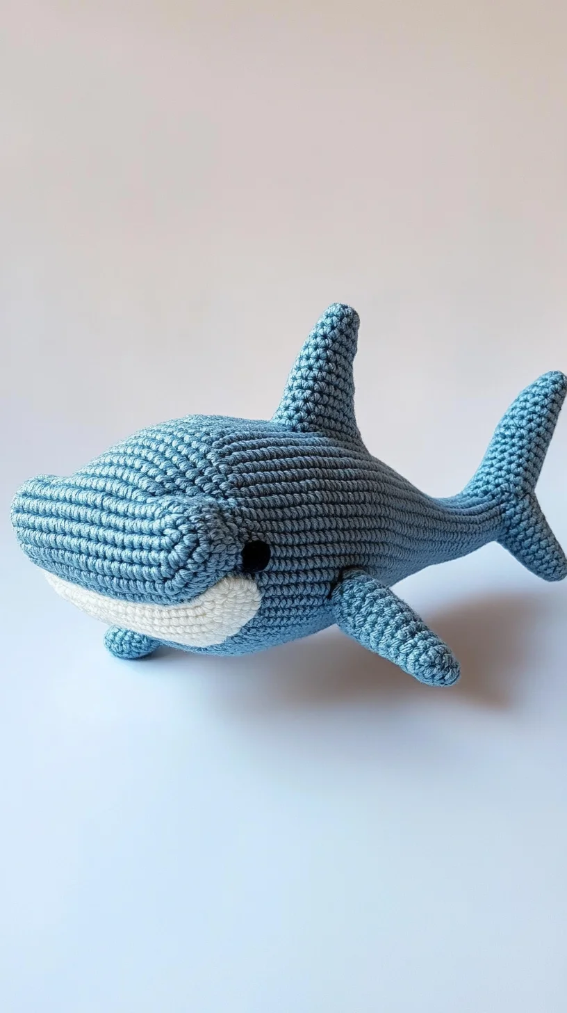 Whimsical Crochet Shark: A Cute and Cuddly Companion for All Ages