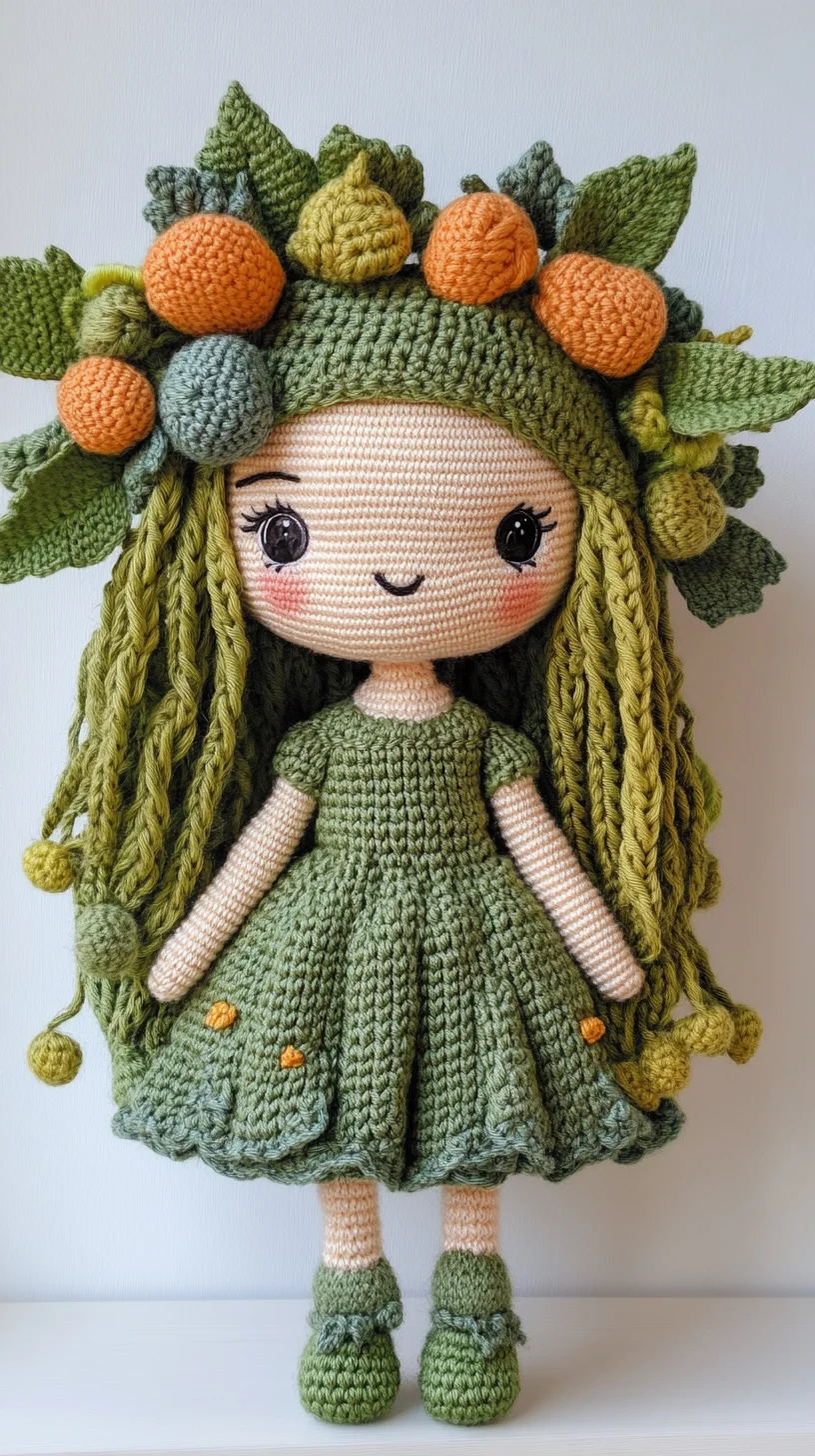 Whimsical Garden Goddess: Embrace Nature with Crochet Creations